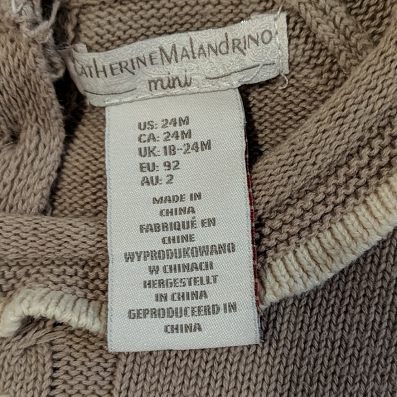 Catherine Malandrino Mini Sweater Dress 3pc Set - Picture 7 of 8